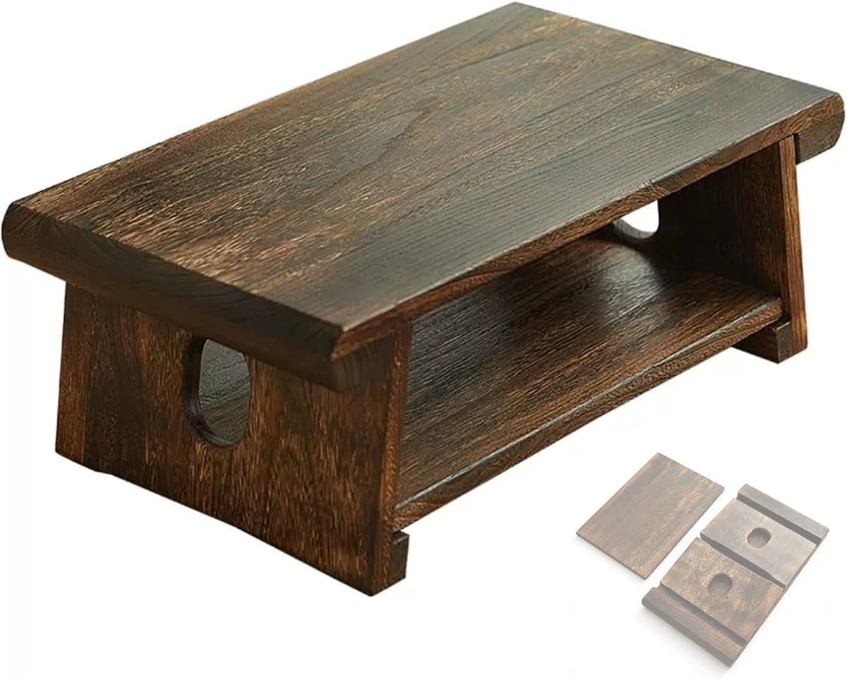 japanse klaptafel vloertafel ontbijt op bed uitschuifbaar