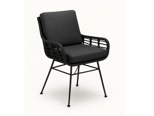Jara Dining Tuinstoel Charcoal OWN