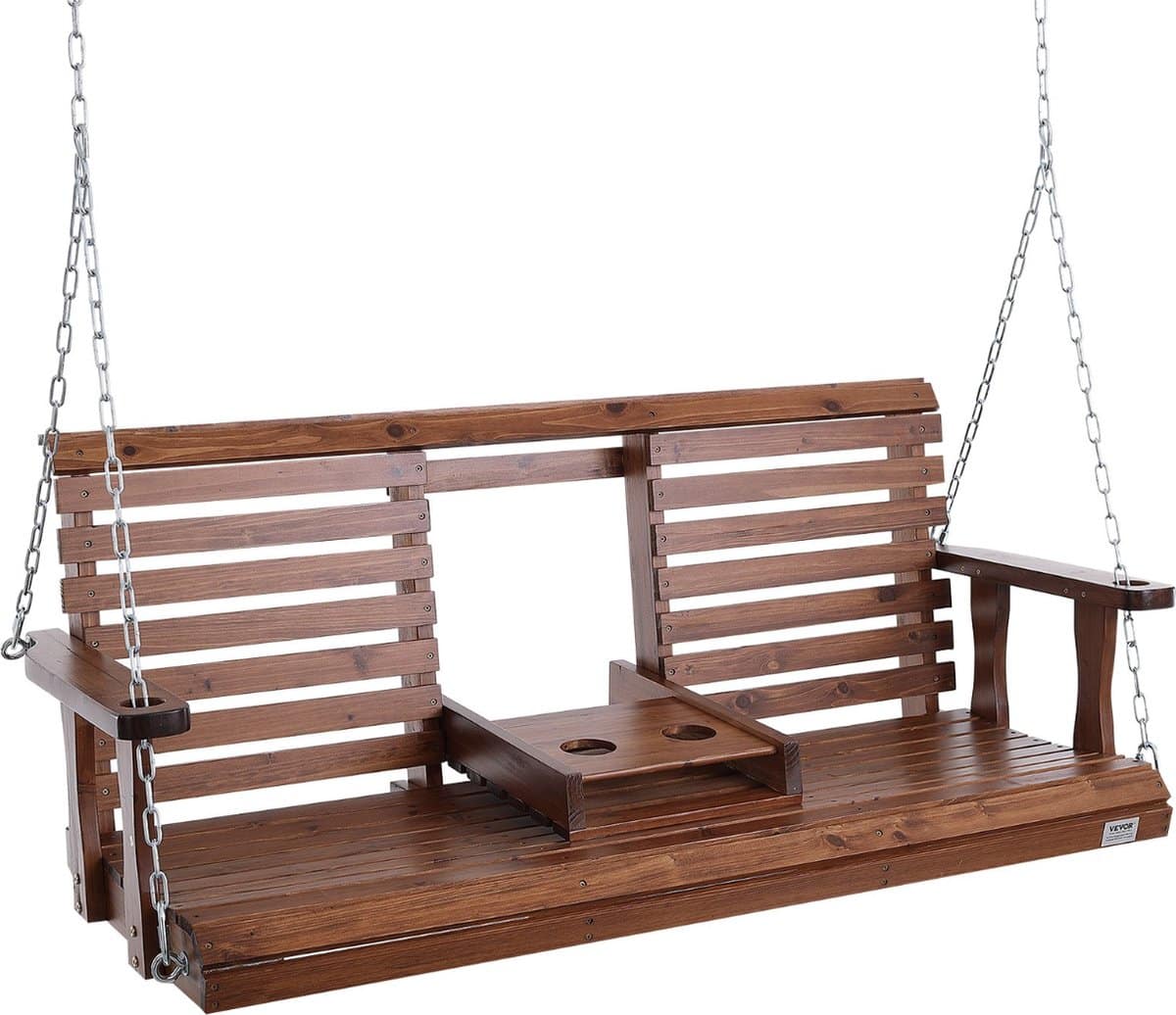 jemaison® schommelbank hout tuinschommel weersbestendig draagkracht: