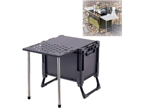 Kampeertafel Opbergbox - Kampkeukenbox - Buiten Koken - Magnetische Deur