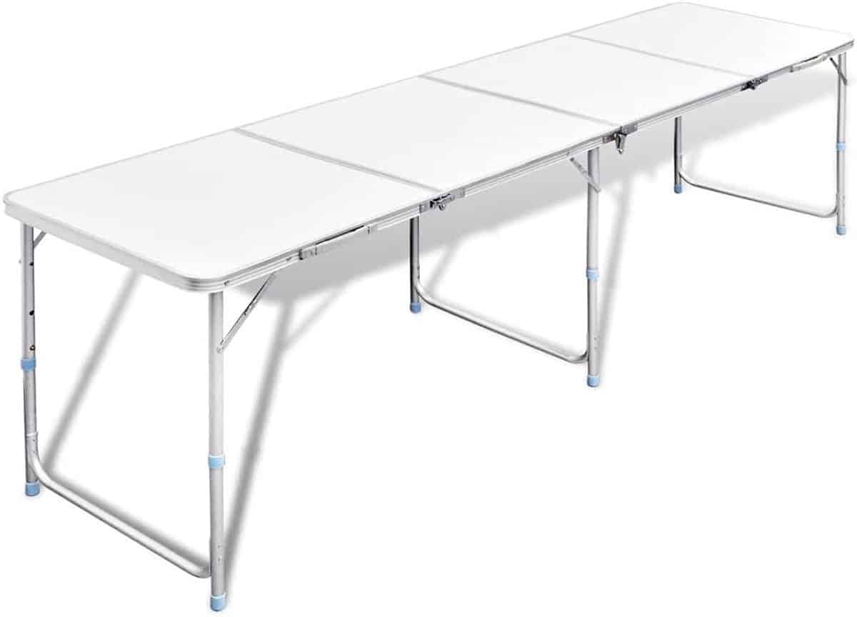 klaptafel aluminium vouwtafel tuin buiten eten in