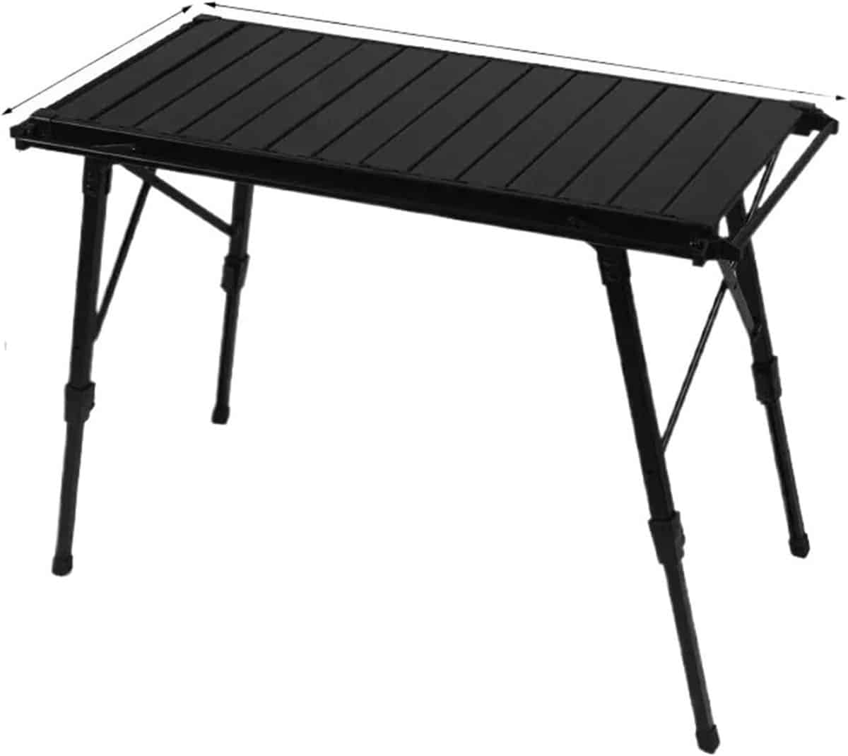 klaptafel draagbare tafel outdoor gebruik verstelbare poten