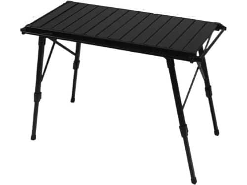 Klaptafel Hout - Draagbare Tafel - Buiten Maaltijden - Verstelbaar