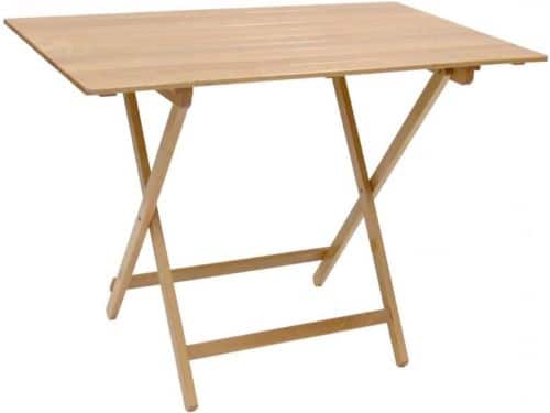 Klaptafel Hout - Inklapbare tafel - Kamperen en tuin