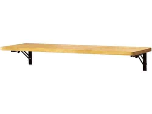 Klaptafel Hout - Wandbureau Opklapbaar - Ruimtebesparend Werken - Massief