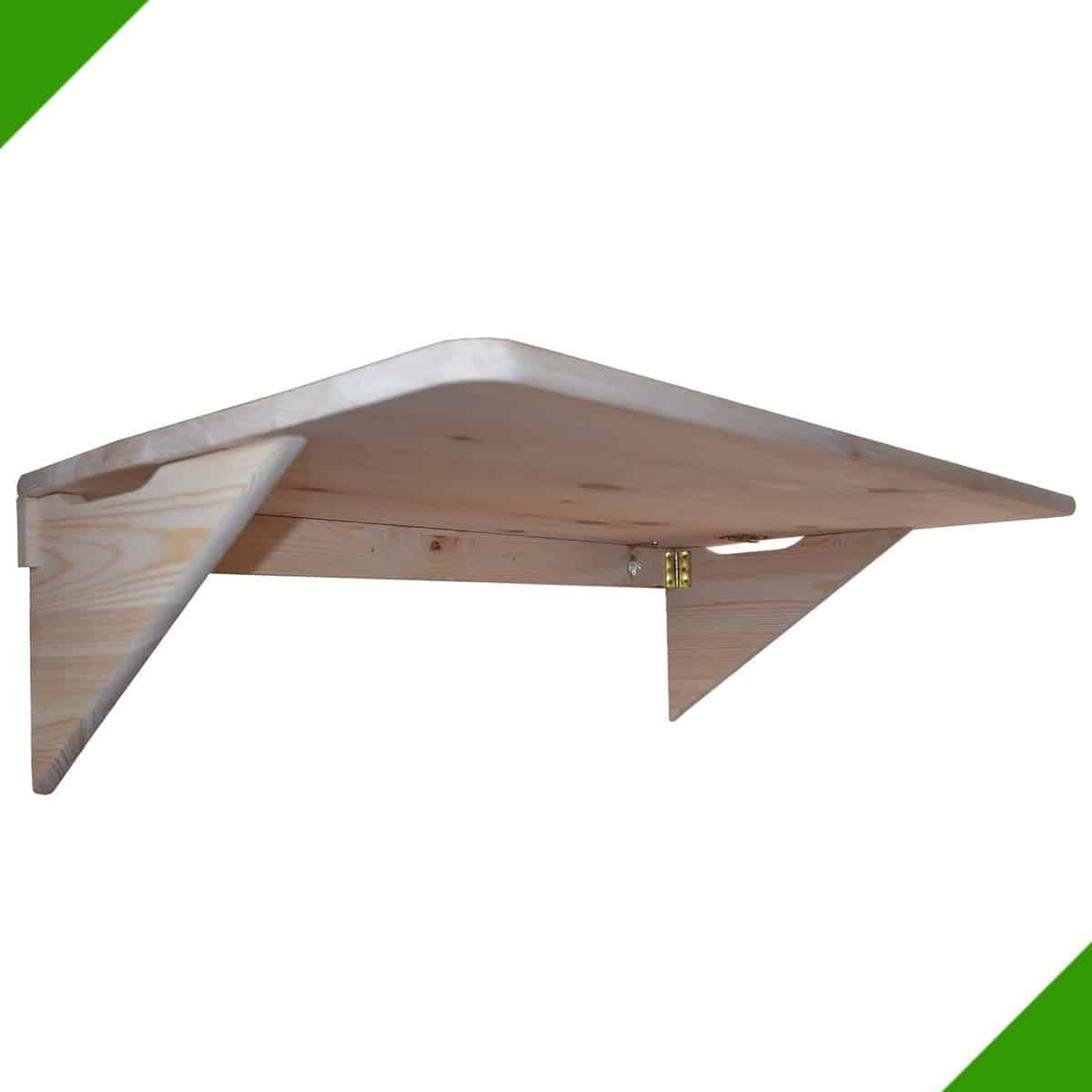 klaptafel hout wandtafel balkontafel ruimtebesparend werken inklapbaar