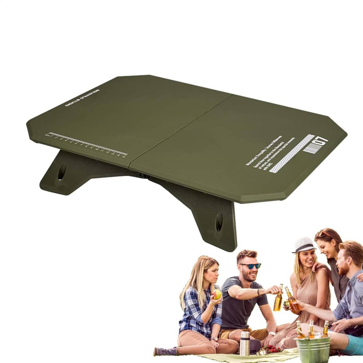 klaptafel outdoor compacte tafel strand picknick antislip