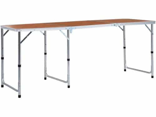 Klaptafel - Partytent tafel - Buitenactiviteiten - Verstelbare poten