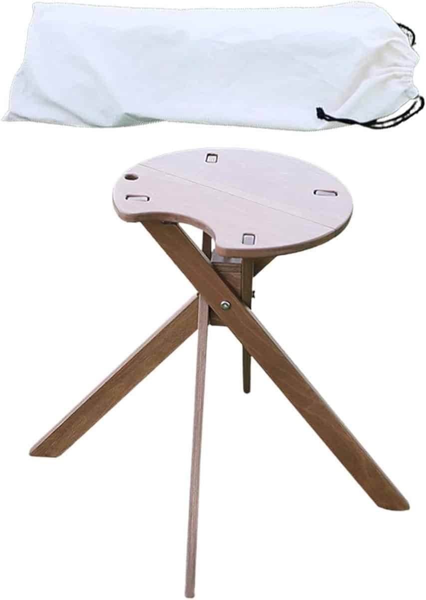 kleine klaptafel tuintafel rond buiten zitten eenvoudige