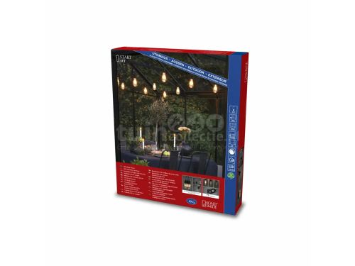 Konstsmide Partylights Edison Startset 10 LED 9,15m EWW