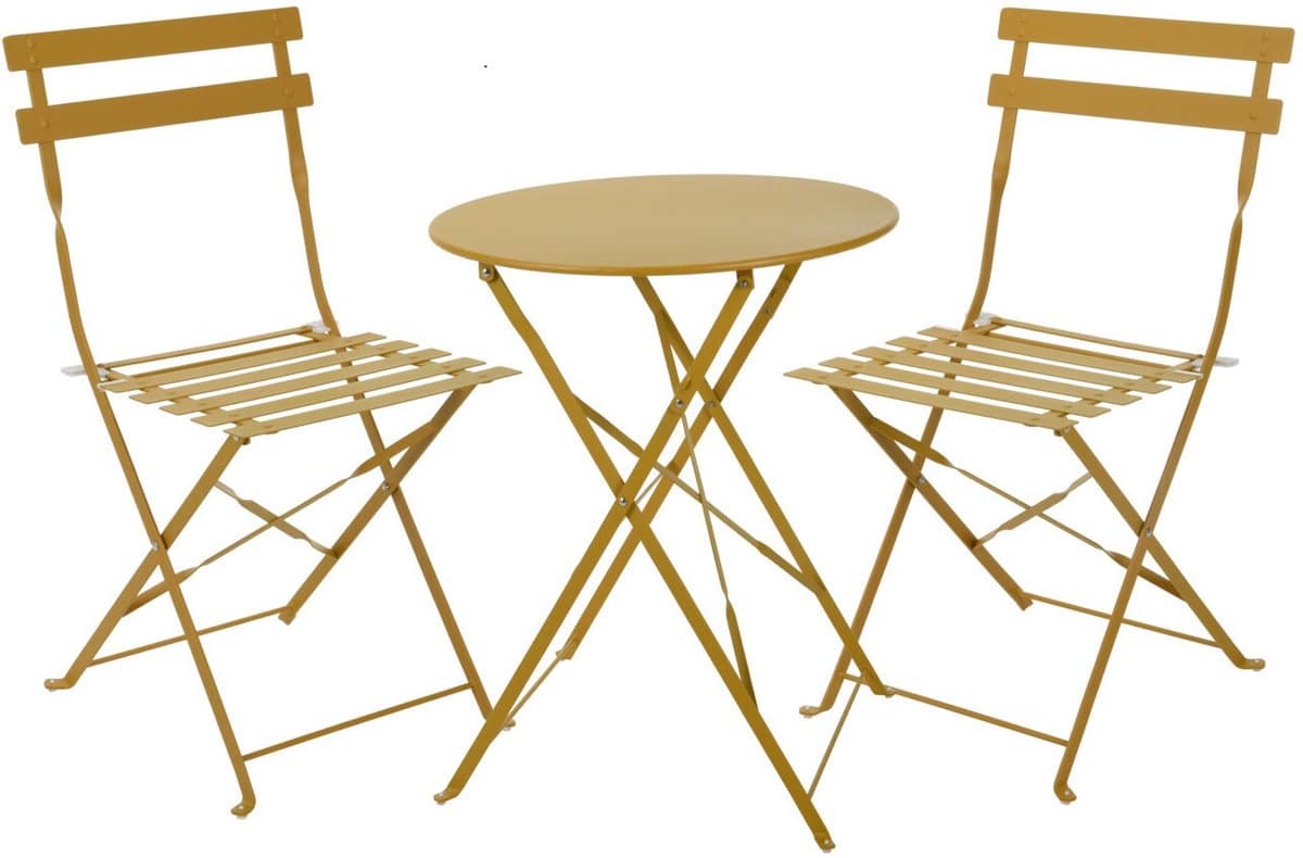 lavie bistroset balkonset bistroset metaal bistroset oker balkonset metaal