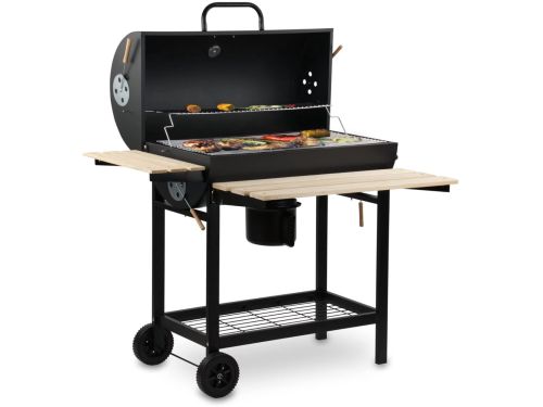 LeeuwenChoice® BBQ Pro Serie - Houtskool BBQ Wagen - 32x76x81cm