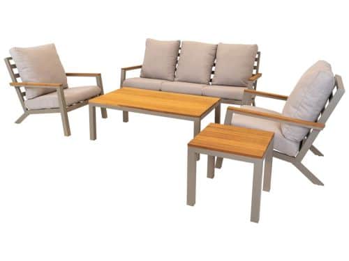 Lesli Living - Loungebank Donnan - Beige - 175x99x79cm