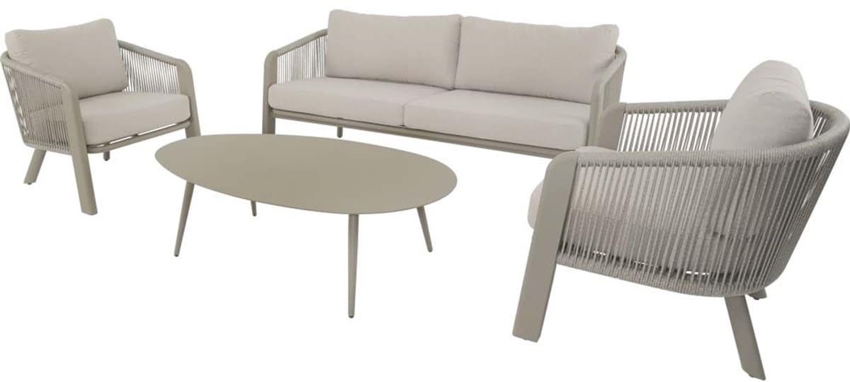 lesli living loungebank tanoa taupe 174x78x69cm