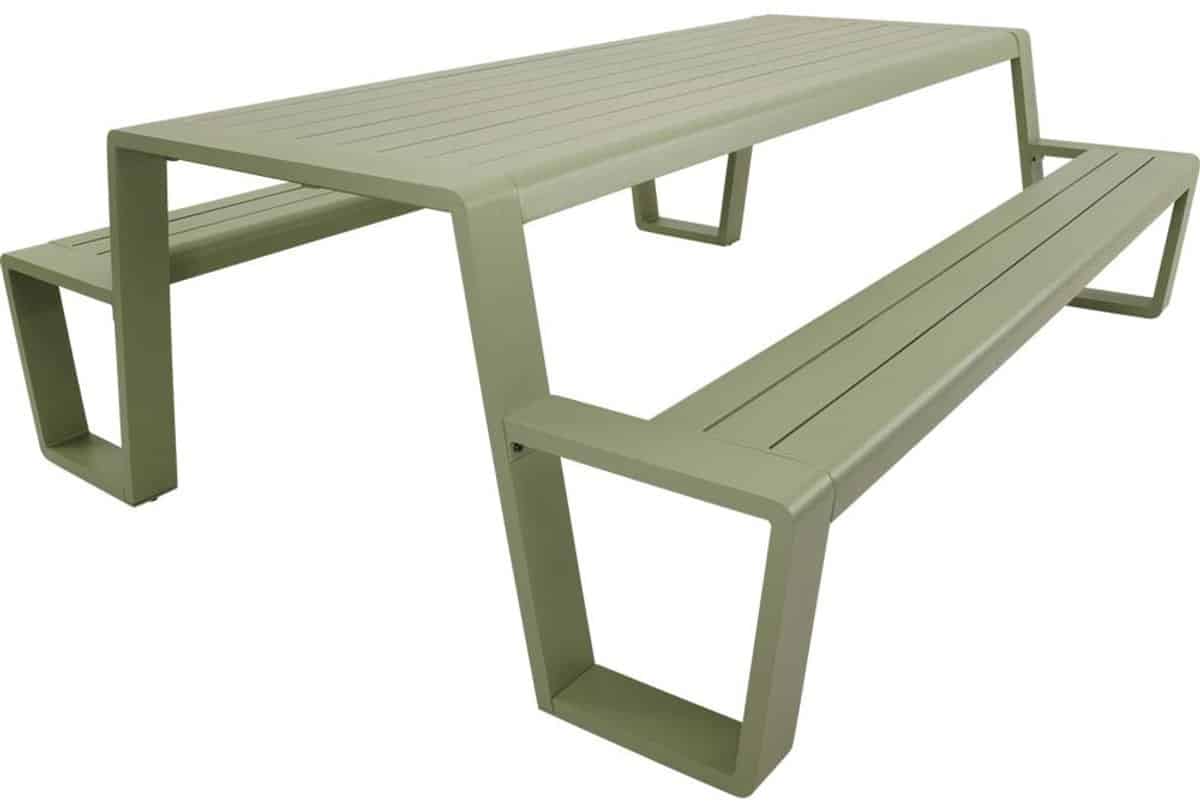 lesli living picknickset estilo groen 220x183x74cm