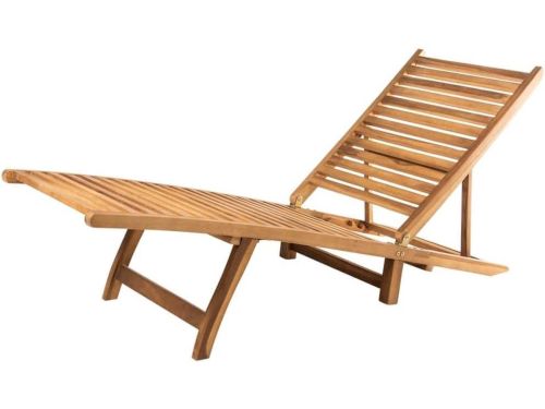 Ligbed Hout - Lounger Zonnebed - Ontspannen Buiten - Verstelbare