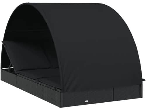 Ligbed | Loungebed | Ligstoel 2-persoons met rond dak 211x112x140