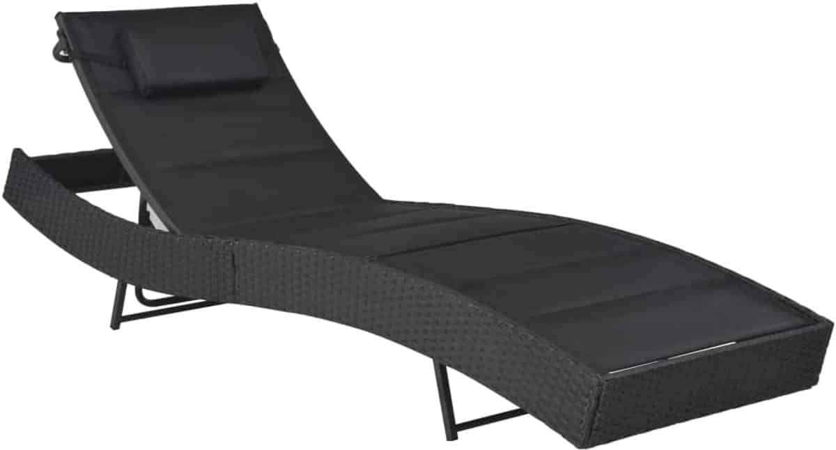 ligbed tuinstoel zonnebed lounger ontspannen buiten verstelbare