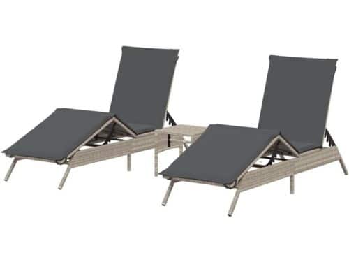 Ligbedden met tafel - Tuinstoelen terrasmeubel - Ontspannen in de