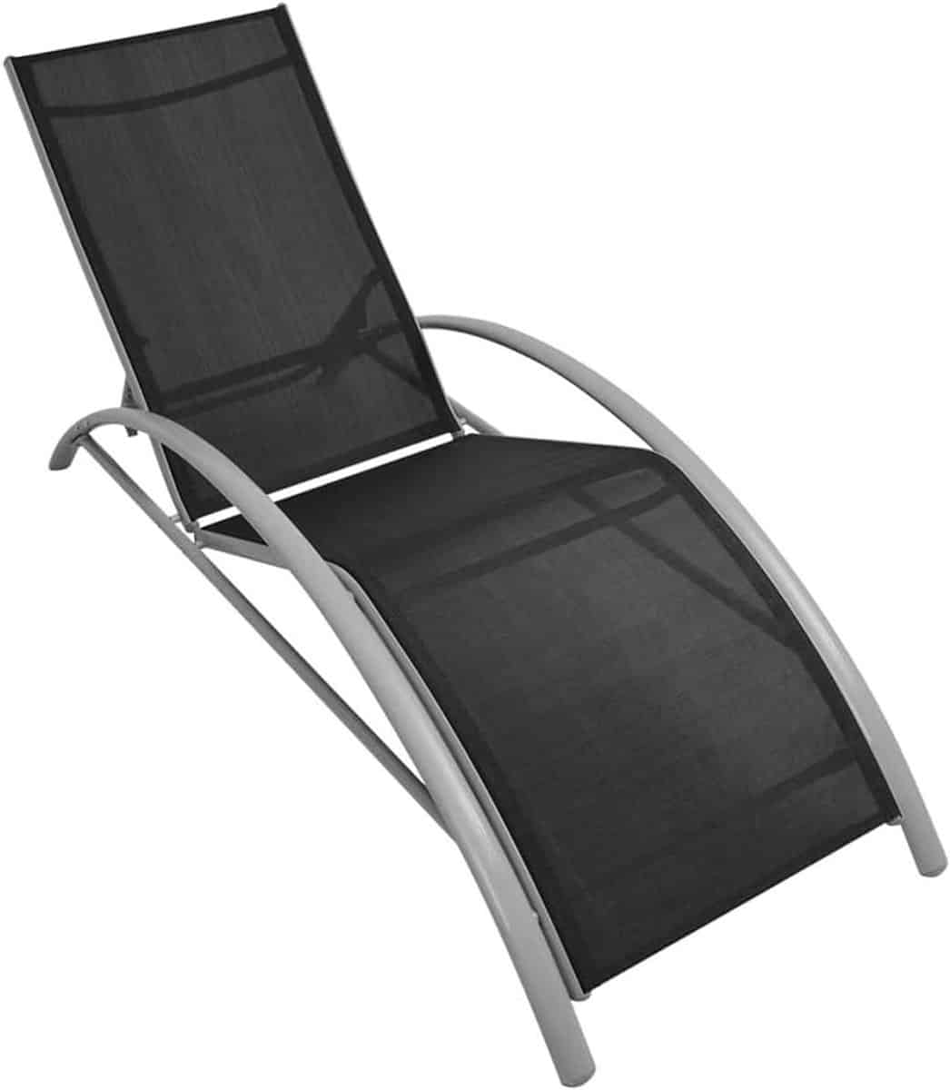 ligstoel aluminium strandstoel lounge ontspannen buiten 5