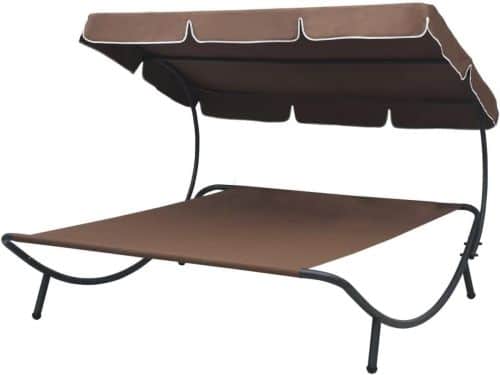 Lounge Bed - Ligbed Luifel - Buiten Ontspannen - Dubbele