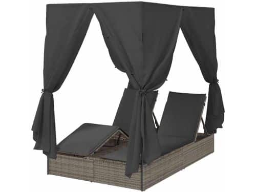 Loungebed met Dak - Ligbed Tuin - Buiten Ontspannen