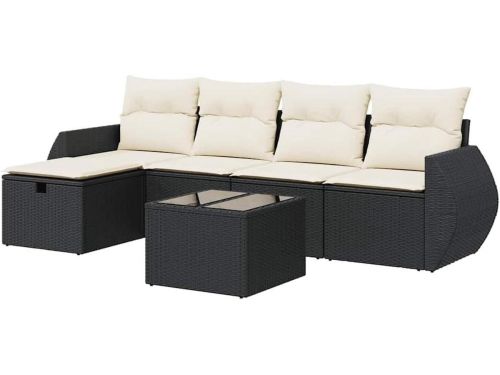 Loungeset met kussens - Tuinset Stoelen Bank - Buiten Ontspannen