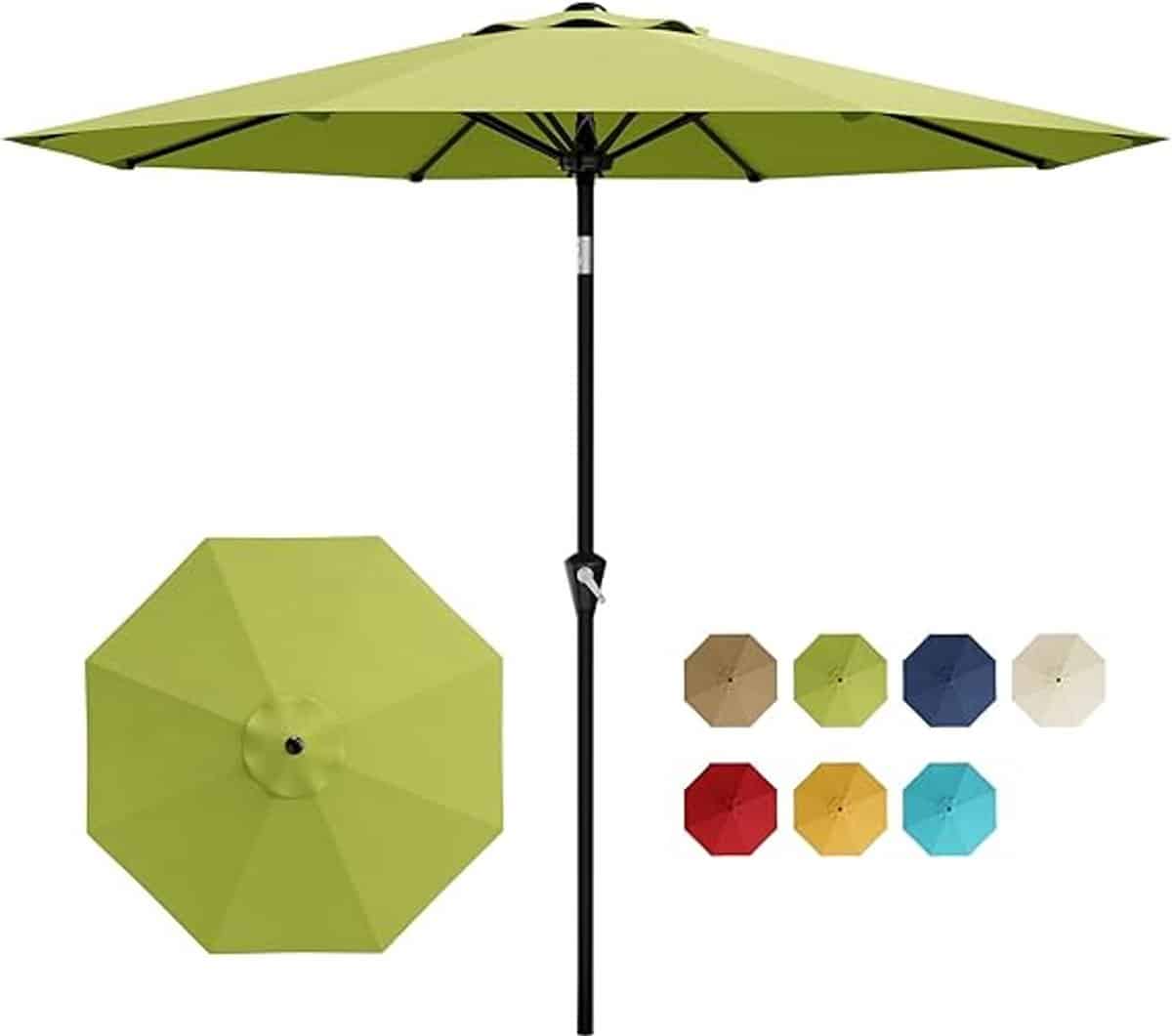 luxe stokparasol Ø 300 cm (10ft) kantelbaar met