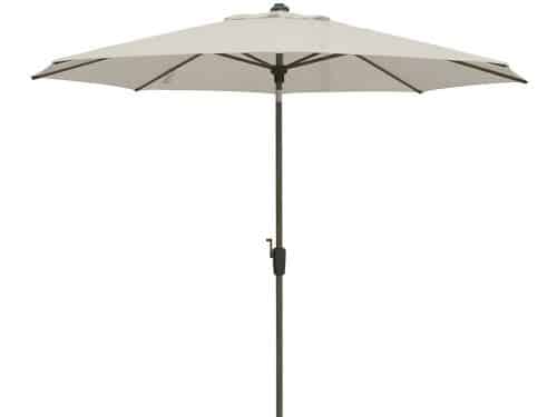 Madison Lissabon stokparasol Ø300 cm automatisch - mellow silver olefin