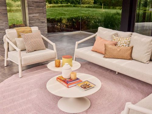 Manifesto Misurina/Sora ø127cm dining tuinset 5-delig - Laagste prijsgarantie!