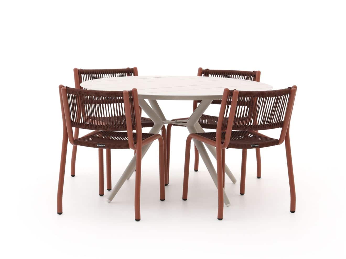 manifesto misurina/sora ø127cm dining tuinset 5 delig laagste prijsgarantie!