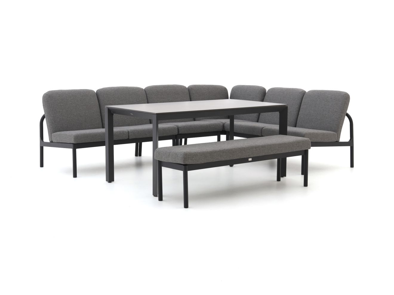 manifesto san teodoro/sestino 160cm hoek dining loungeset 6 delig laagste prijsgarantie!