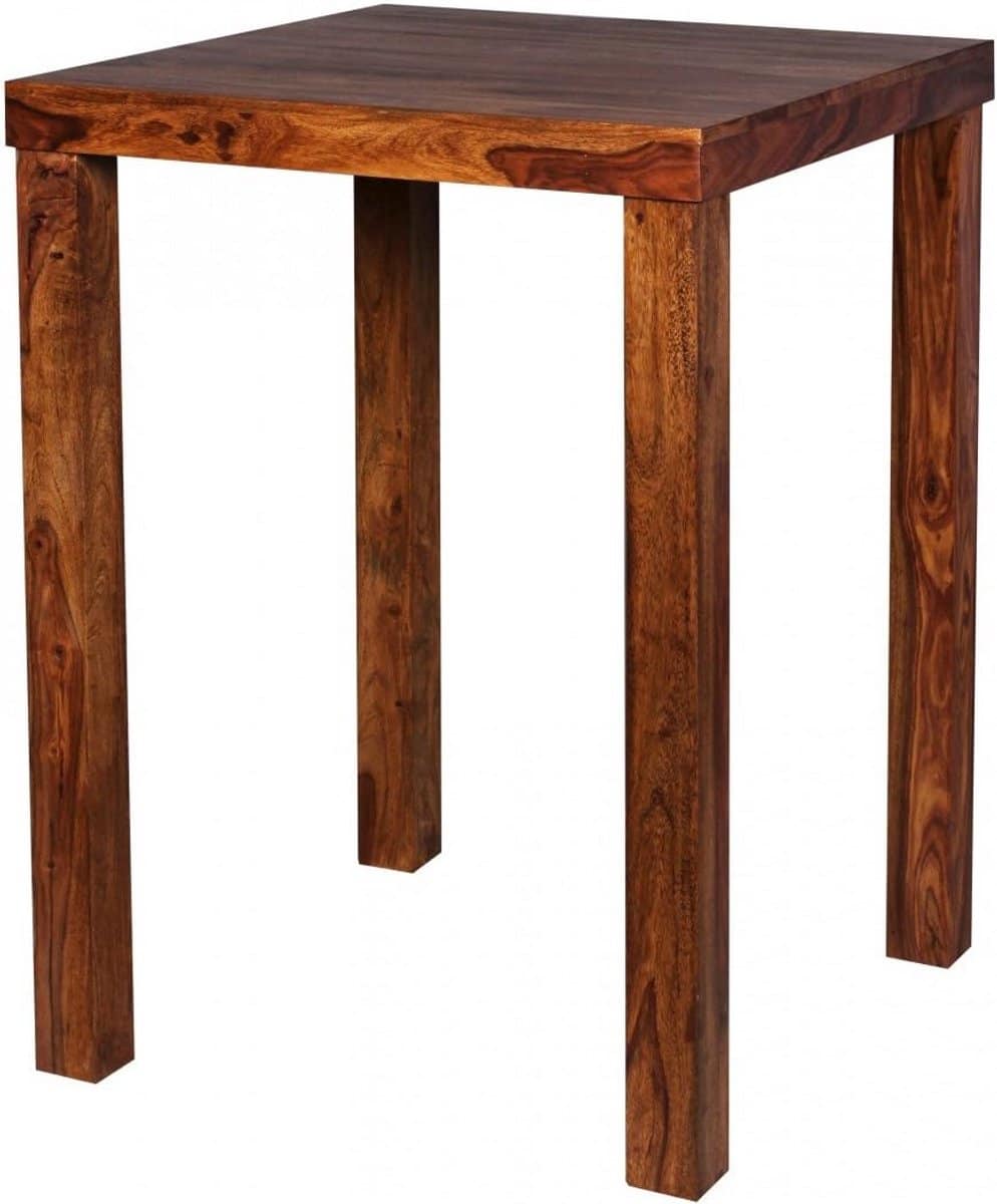 massief houten bartafel sheesham vierkant voor huisbar snel leverbaar