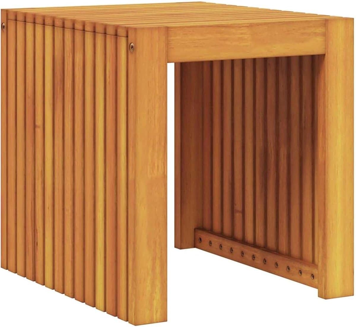 massieve teak tafel bijzettafel tuin buiten genieten