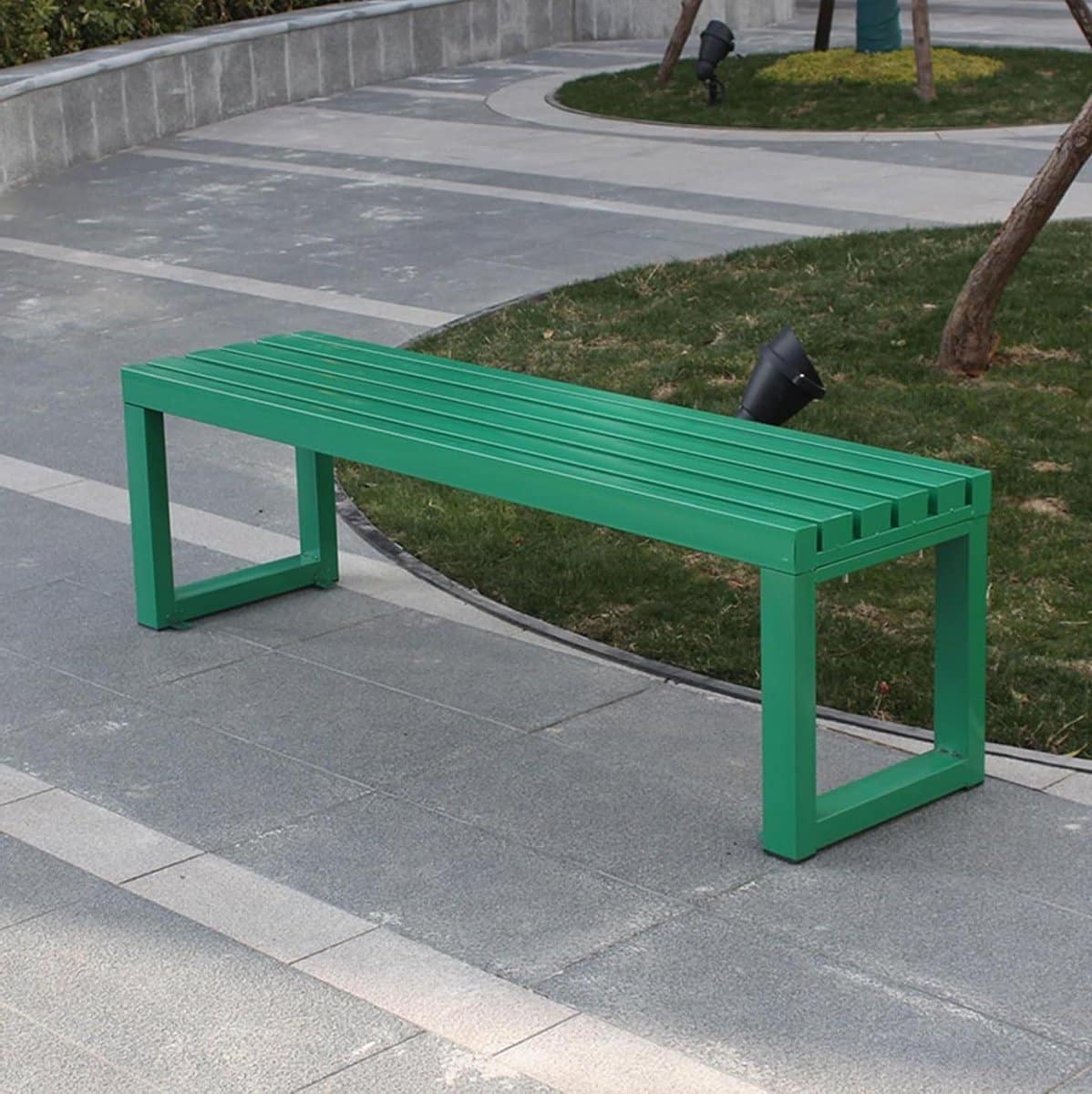 metalen tuinbank parkbank loveseat ontspannen buiten massief