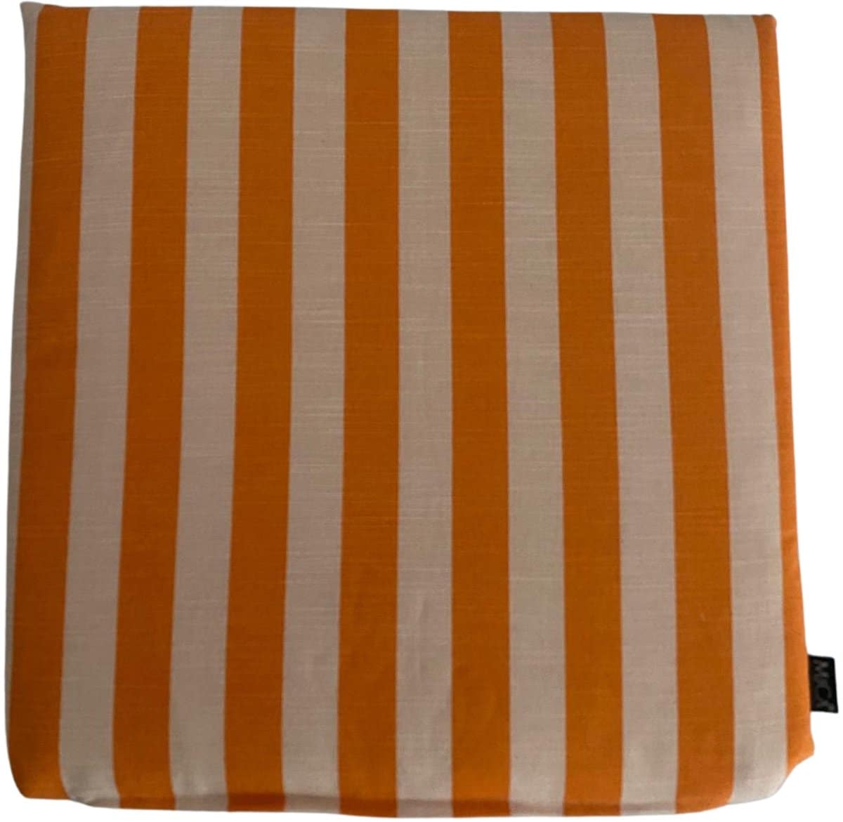 mica kim bistro kussen oranje 40x40x5 cm tuinkussen stoel
