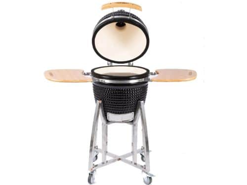 Mini Kamado Houtskoolbarbecue - Japanse Ronde Keramische BBQ & Roker