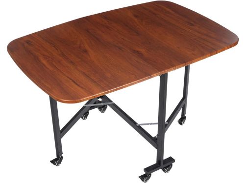 Mobiele Klaptafel - Eettafel op wielen - Ruimtebesparend werken