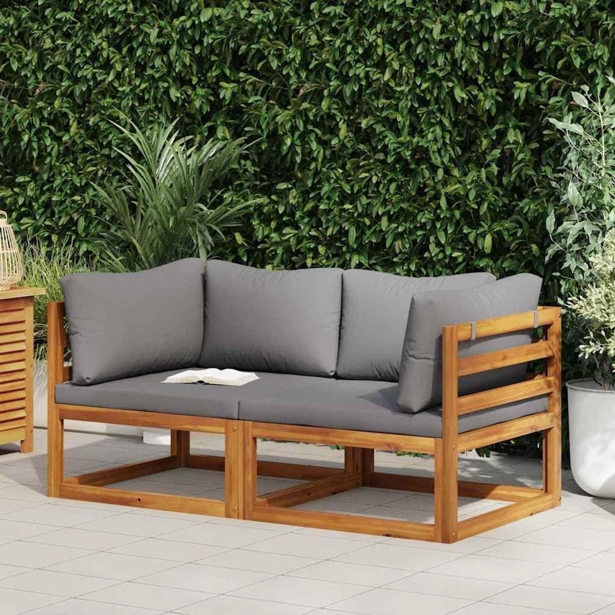 modulaire hoekbanken balkonset tuin buiten zitten massief