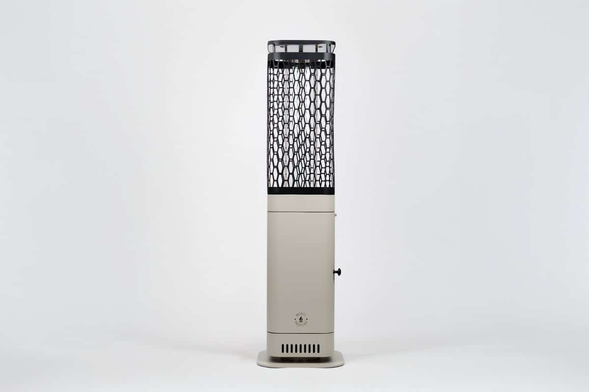 monti heatline blaze beige pellet terrasverwarmer