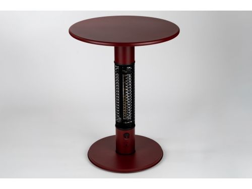 Monti HeatLine Pulse Red - Elektrische terrastafel met heater