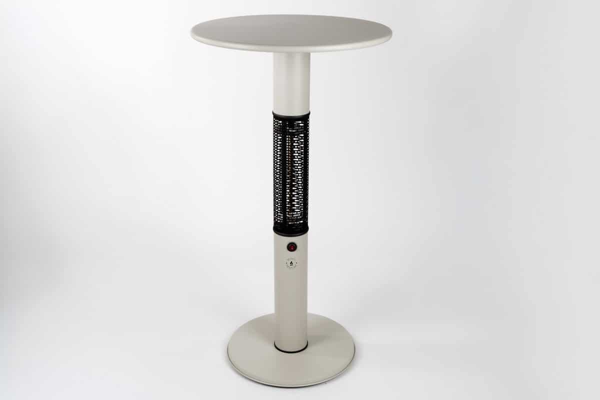 monti heatline vibe beige elektrische statafel terrasverwarmer 1500w