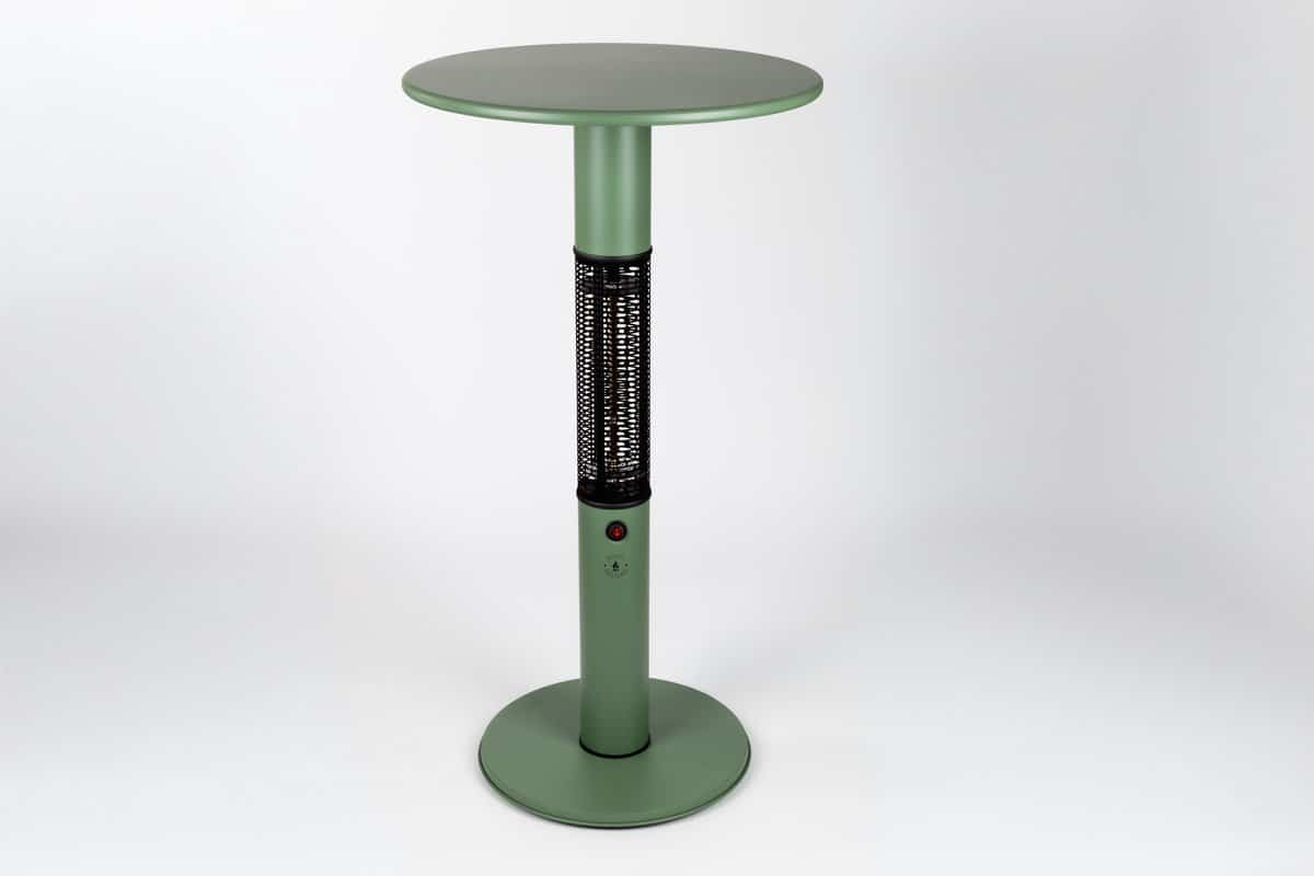 monti heatline vibe green elektrische statafel terrasverwarmer 1500w