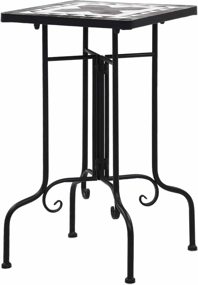 mozaïek bijzettafel keramische tafel tuin decoreren weerbestendig
