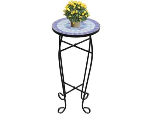 Mozaïek Bijzettafel - Plantentafel - Planten Presenteren - Keramisch Tafelblad