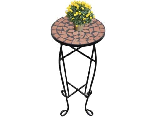 Mozaïek Bijzettafel - Plantentafel Terras - Tuin Decoratie - Weerbestendig