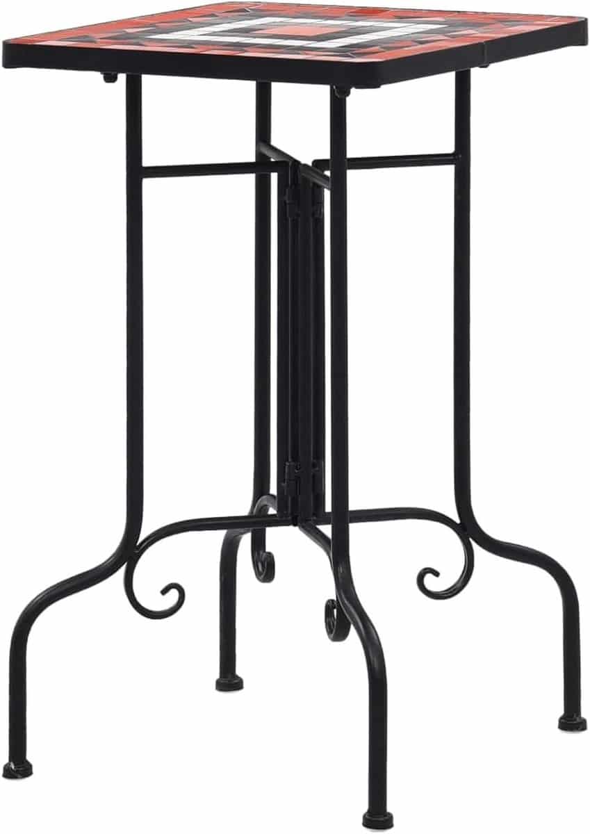 mozaïek bijzettafel terracotta tafel buitenmeubilair weerbestendig keramiek