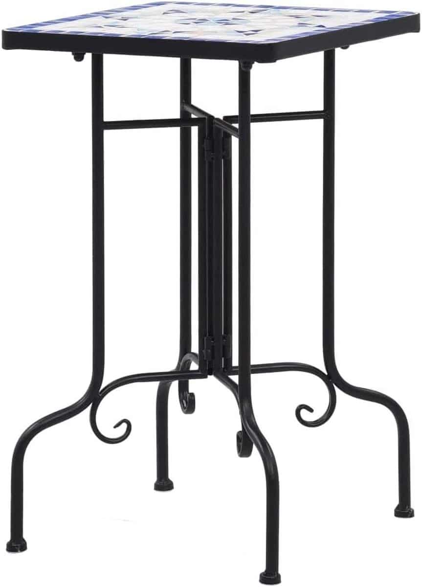 mozaïek bijzettafel tuin tafel buiten zitten keramisch