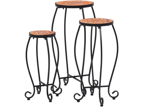 Mozaïek Tafels - Terracotta bijzettafels - Planten decoreren - Weerbestendig