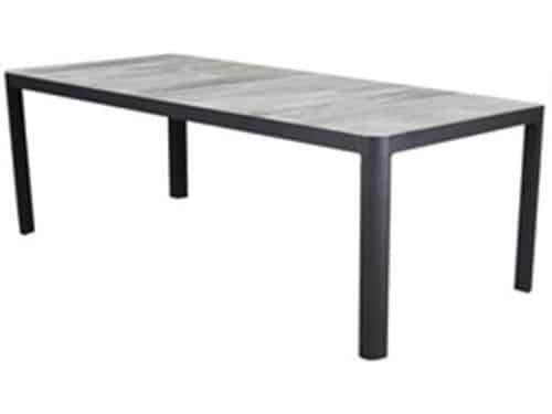 Nancy New Delhi dining tuinset 220x100xH74,5 7 delig aluminium verstelbaar